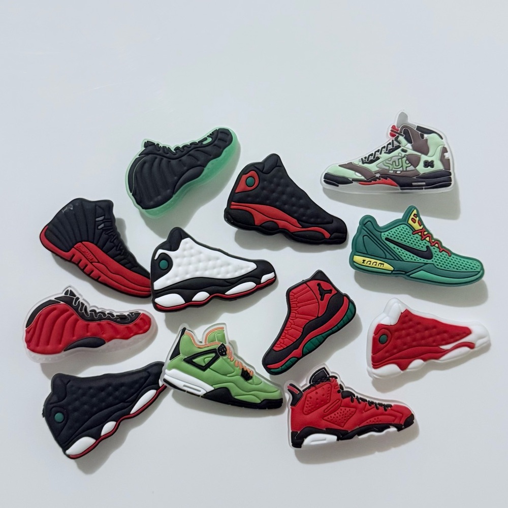 12 Sneaker Croc Charms Jibbit Shoe Charm Disney Croc Charms